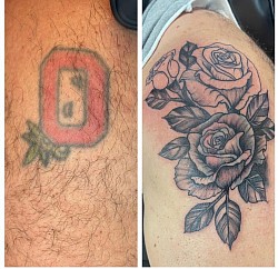 Cover up in progress