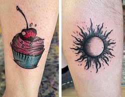 Husband wife “nickname” tattoos!